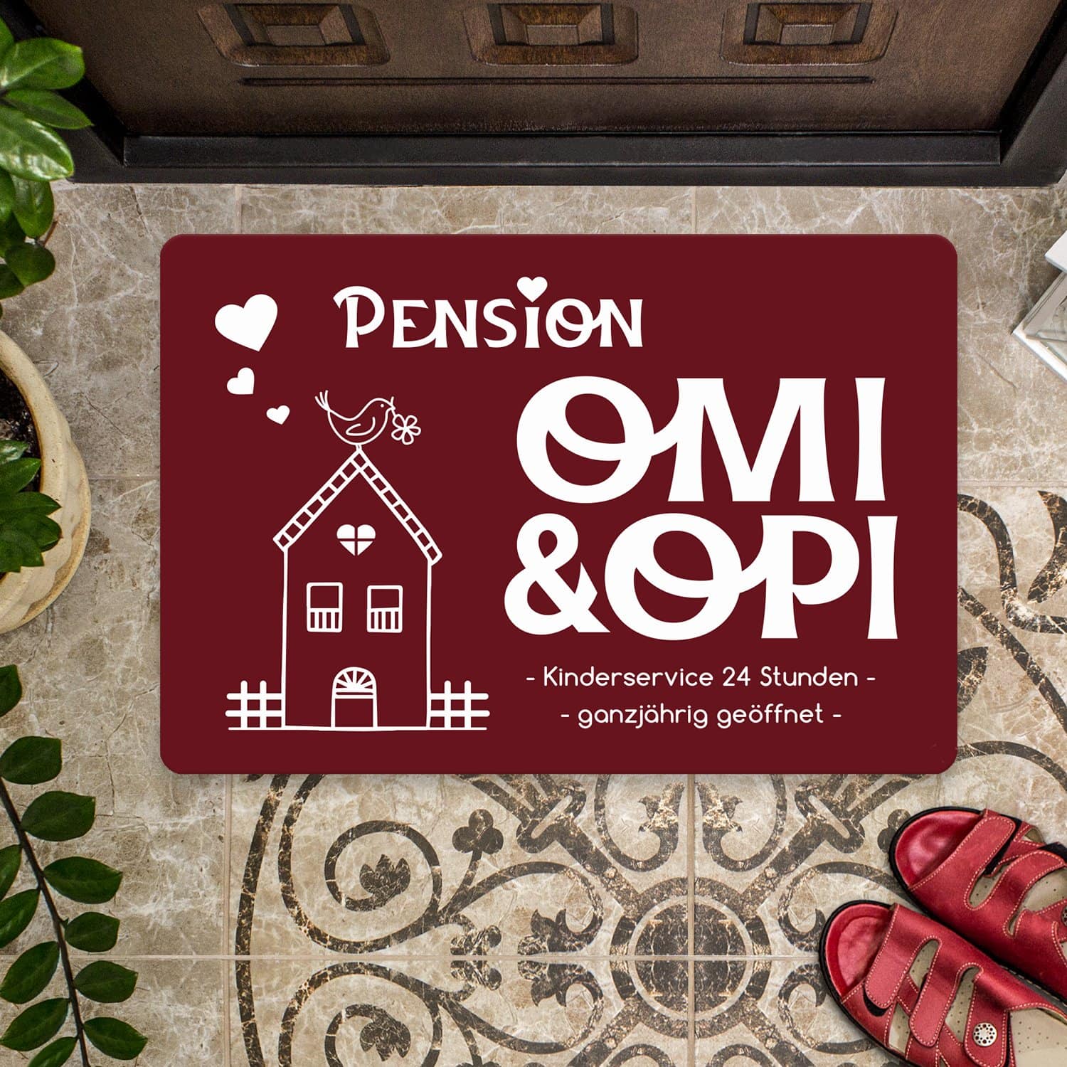 Fußmatte - Pension Oma & Opa